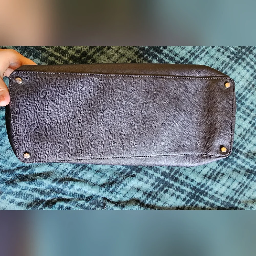 Kate Spade ♠️ big black saffiano leather tote shoulder‎ bag